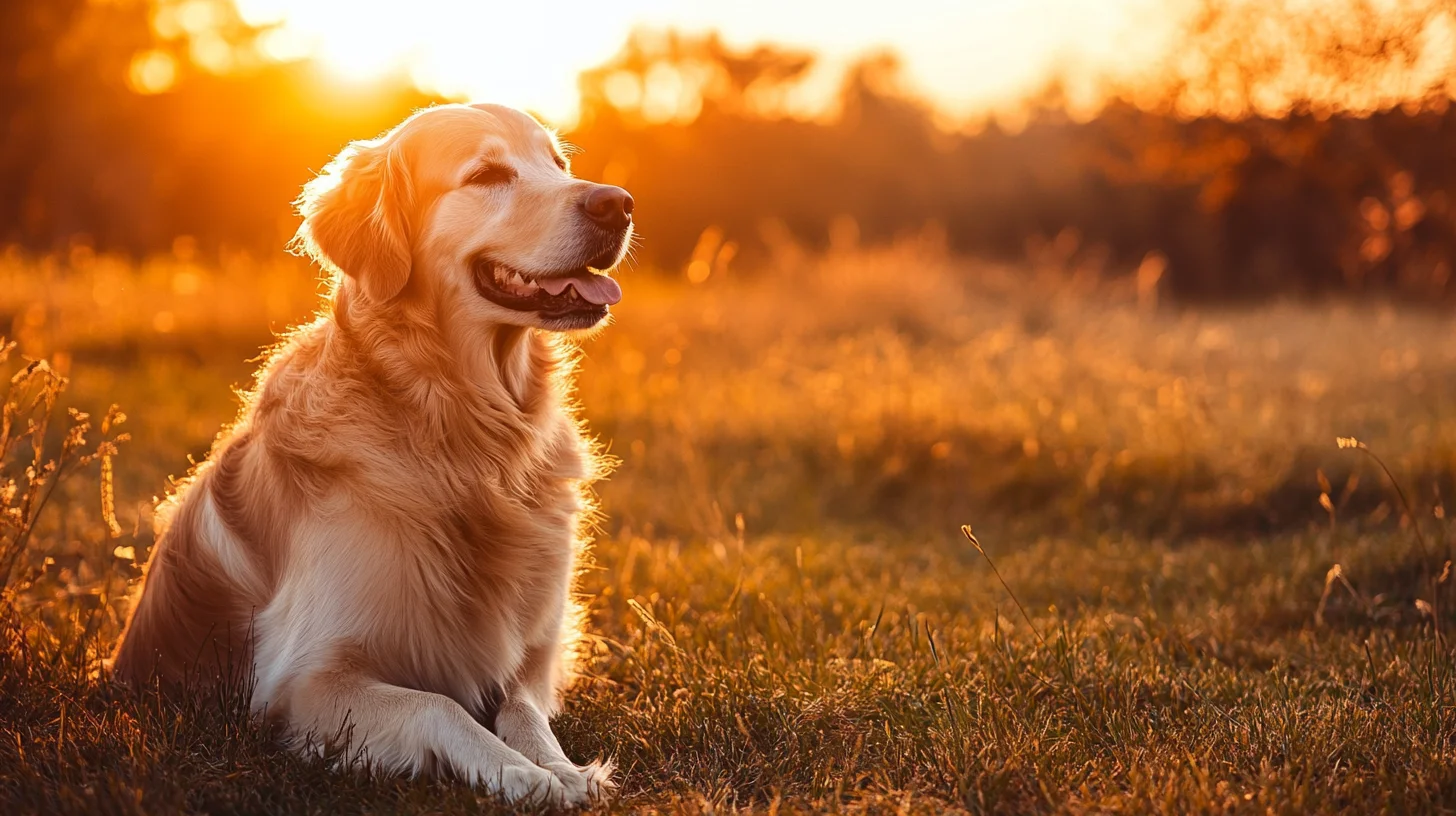 Golden hour dog photography on the South Shore of Massachusetts