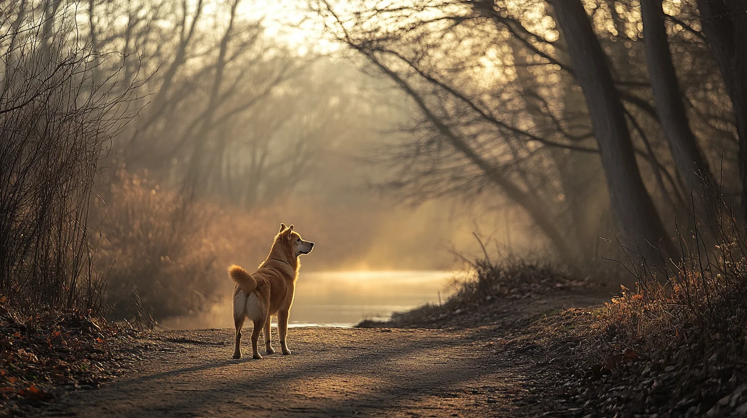 Dog photography along the Neponset River in Norwood MA