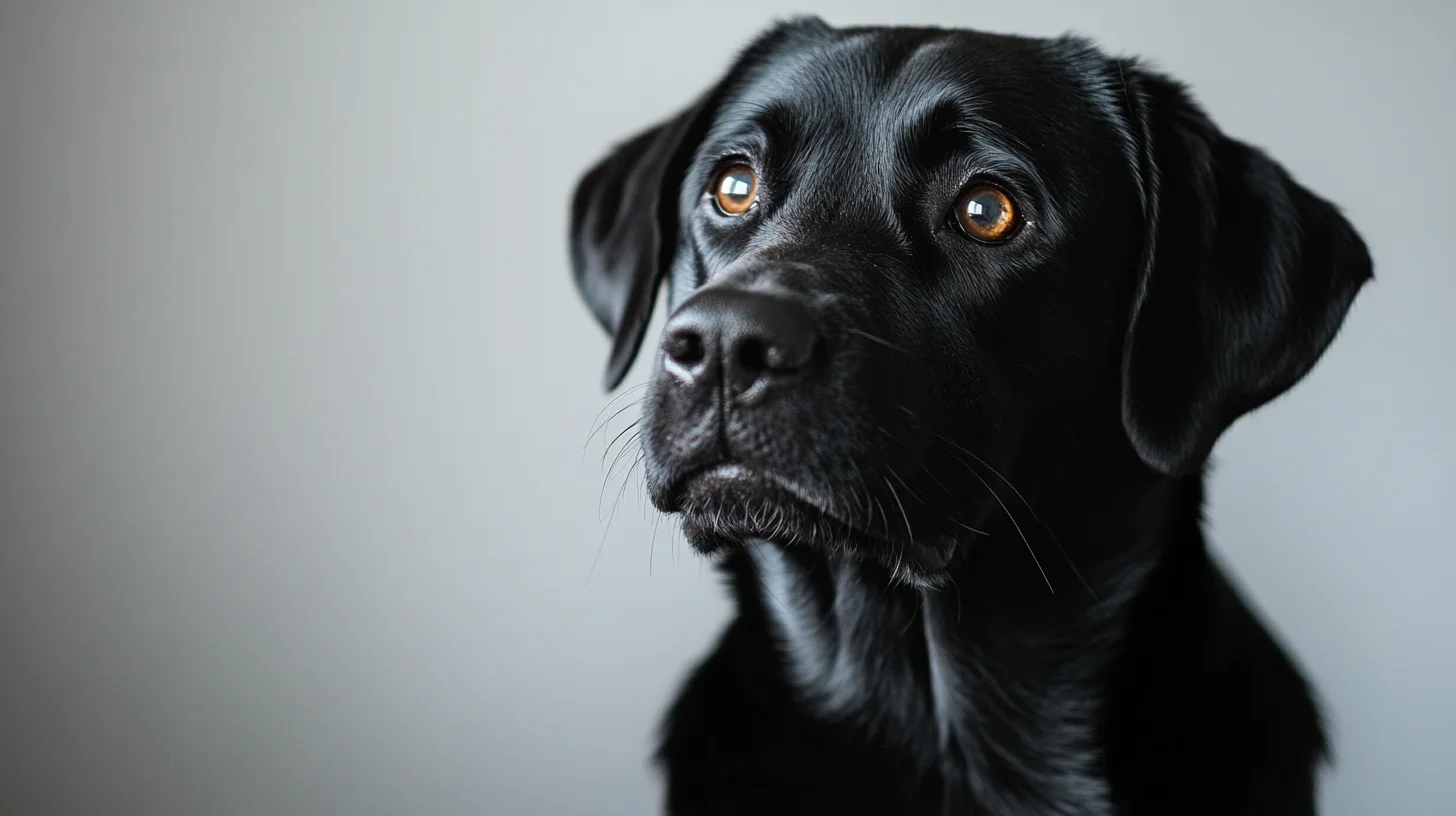 Indoor studio dog portrait session South Shore Massachusetts