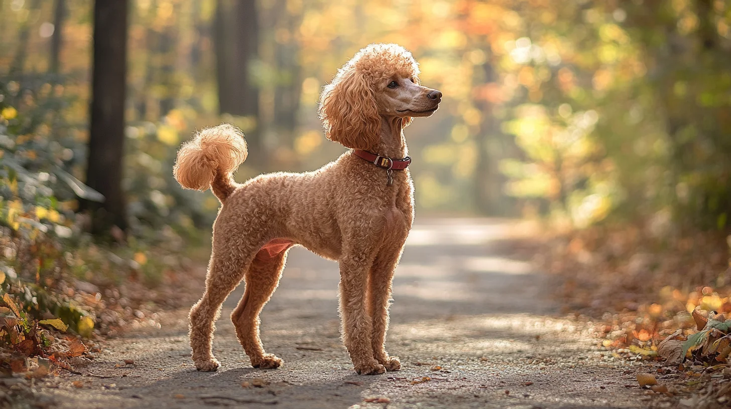 Poodle portrait South Shore Massachusetts