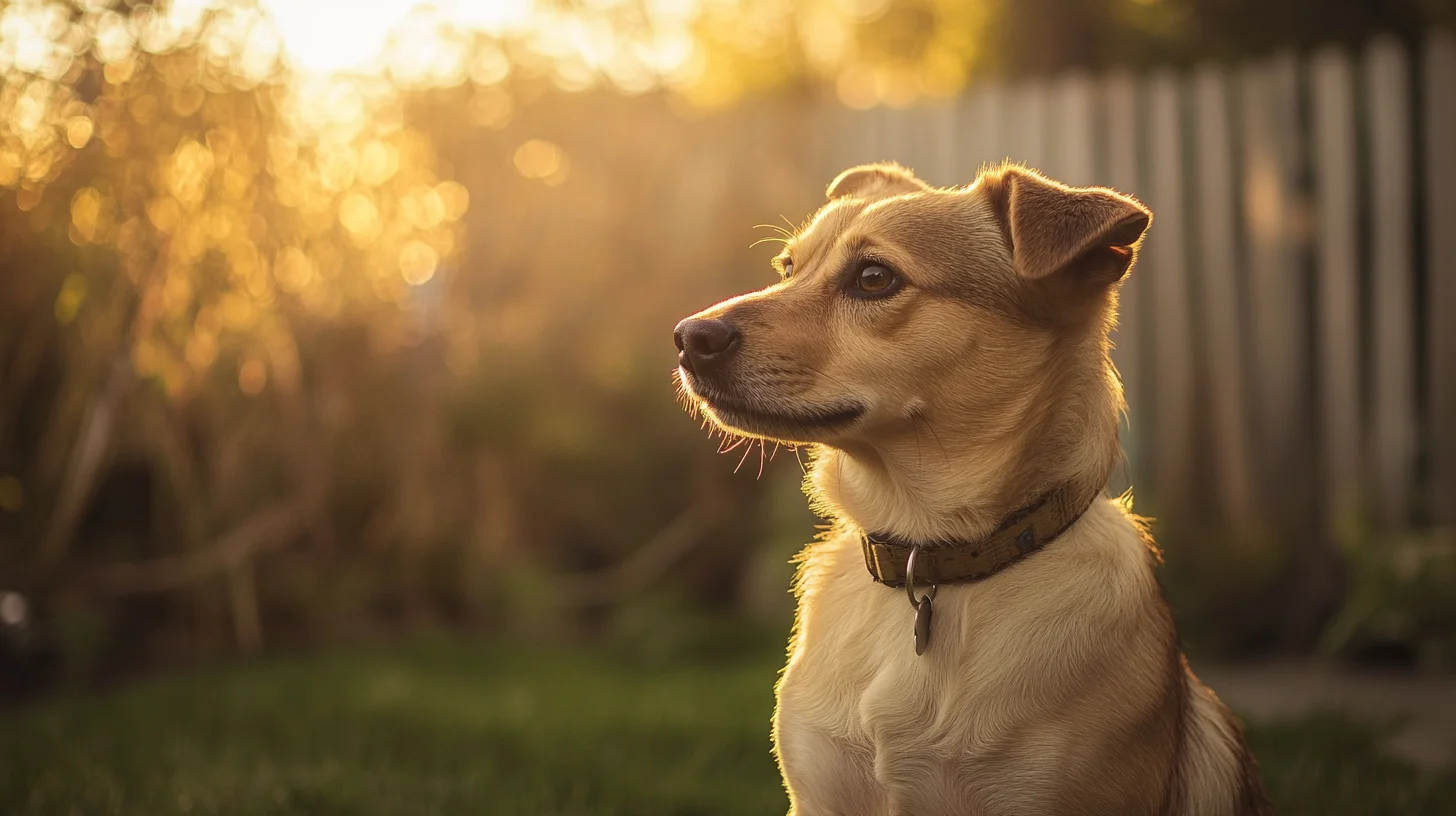 Rescue dog portrait session on the South Shore of Massachusetts
