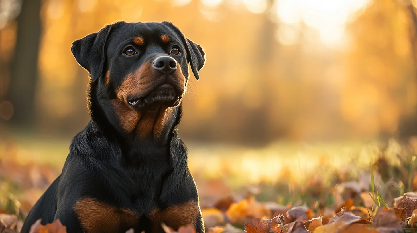Rottweiler portrait on the South Shore of Massachusetts