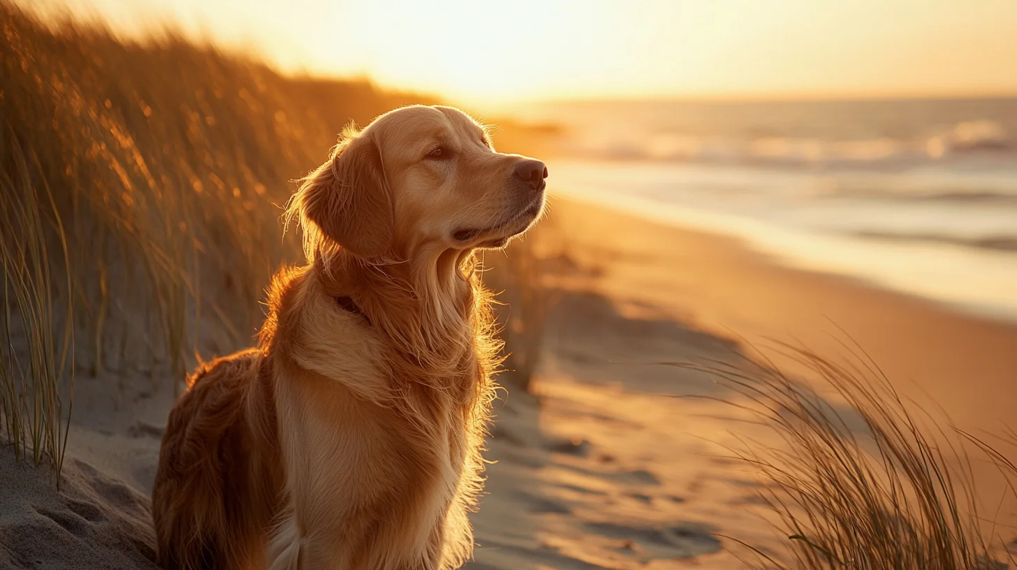 Summer dog photography on the South Shore Massachusetts beach